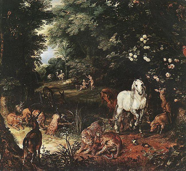Jan Brueghel The Original Sin Spain oil painting art
